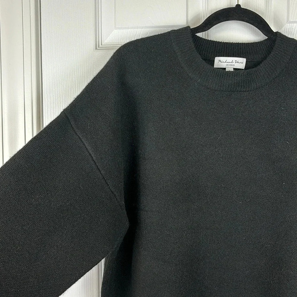 NWT Michael Stars black Maddie pullover sweater sz lg - Picture 10 of 13